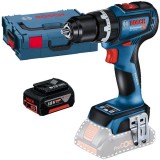Bosch GSB 18V-90 C + GBA - Masina de gaurit si insurubat cu percutie 64 Nm valiza speciala + Acumulator Li-Ion 18 V 5 Ah