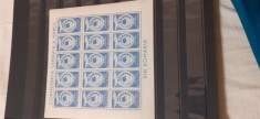 Timbre romania 1947 coala cgm foto