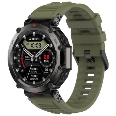 Curea pentru Amazfit T-Rex Ultra - Techsuit Watchband (W067) - Dark Green foto