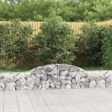 Cumpara ieftin Coșuri gabion arcuite, 11 buc., 300x30x40/60cm, fier galvanizat