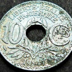 Moneda istorica 10 CENTIMES - FRANTA, anul 1941 * cod 1152