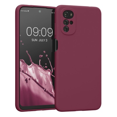 Husa Kwmobile pentru Motorola Moto G22, Silicon, Violet, 58207.209 foto