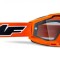 Ochelari Enduro MX FMF Powerbomb Rocket Orange Lentila Clara