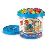 Setul Constructorului Gears! Gears! Gears! Deluxe - versiunea Super Set - 150 piese, Learning Resources