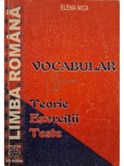 Elena Nica - Vocabular - Teorie, exercitii, teste foto
