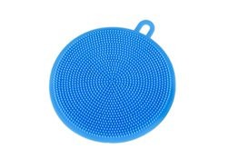 Burete de vase, multifuncțional, silicon, albastru foto
