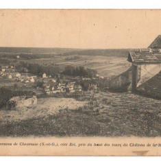 CPIB 16718 CARTE POSTALA - PANORAMA CHEVREUSE, CHATEAU DE LA MADELEINE, 1920