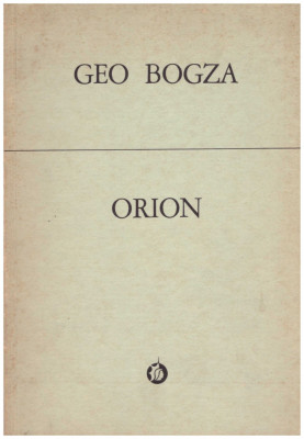 Geo Bogza - Orion - 130106 foto