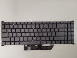 Tastatura Laptop, Acer, Extensa 15 EX215-55, S50-54, iluminata, gri, layout US