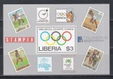 Liberia 1988 - Jocurile Olimpice - Seul, Colita, Cota 10 EURO, MNH