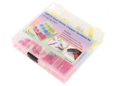 Set conectori crimpat izolaţie termocontractabilă 55buc