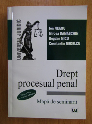 Ion Neagu, Mircea Damaschin - Dreptul procesual penal. Mapa de seminarii foto