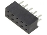 Soclu Pini Mamă 2mm 10-PIN THT pentru PCB