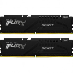 Memorie RAM, Kingston, FURY Beast Black, 32GB, 2 x 16GB, DDR5, 6000MHz, CL30