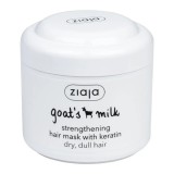 Masca pentru intarirea firului de par cu lapte de capra si keratina, 200 ml, Ziaja