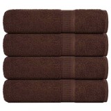 Cumpara ieftin Prosoape de m&acirc;nă 4 buc maro 50x100 cm 360 g/m&sup2; 100% bumbac
