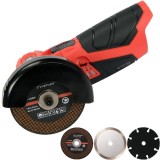 Yato YT-82905 - Polizor unghiular fara acumulatori si incarcator Li-Ion 12 V - Ah 76 mm