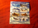 Bloc Congo 2012 - Fauna Antarctica , 8 val. stampilate, Stampilat