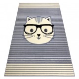 Covor BCF Flash Cat 3999 - Pisică gri, 200x300 cm