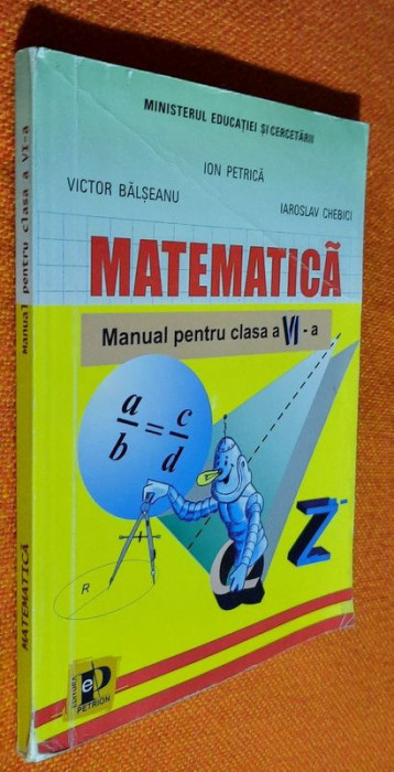 Matematica Manual clasa a VI-a - Petrica, Balseanu, Chebici