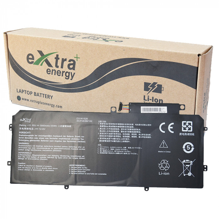 Baterie laptop pentru Asus ZenBook Flip UX360 UX360C UX360CA UX360UA UX360CA-C4008T C4028T C4041T FC060T UBM1T Q324CA C31N1528