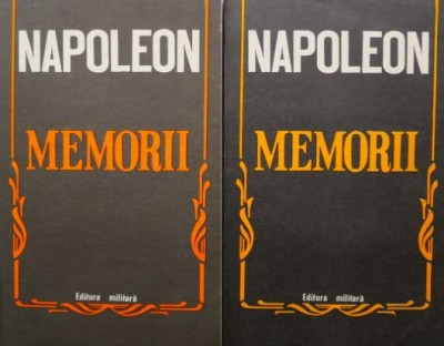 Memorii (2 volume) - Napoleon foto