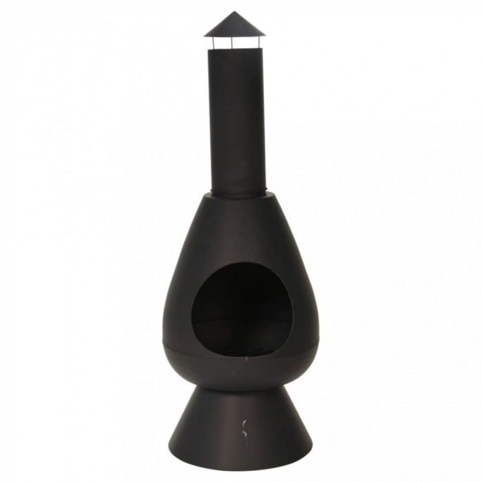 ProGarden Semineu cu horn &quot;Ambient&quot;, negru, 110 cm GartenMobel Dekor