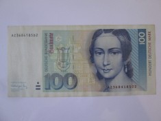 Rara! Republica Federala Germania/R.F.G. 100 Mark 1991,bancnota din imagini
