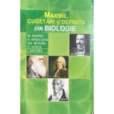 M. Andrei - Maxime, cugetări și definiții din biologie (editia 2009)