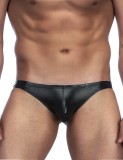 Eross Slip Sexy Leather S Black