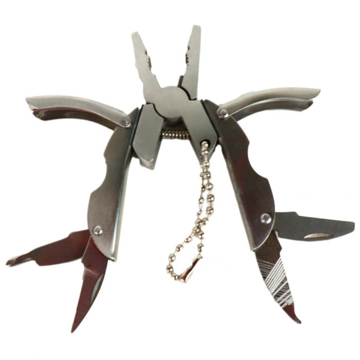 Cleste de Buzunar, Multifunctional, Pliabil, Otel Inoxiabil, Breloc, 5x3x1cm, Dalimag
