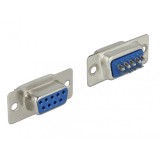 Conector de lipit serial D-SUB 9 pini mama, Delock 65882
