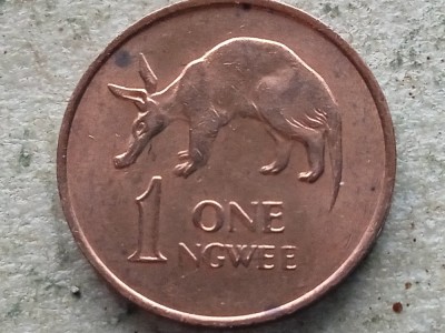 ZAMBIA-1 NGWEE 1983 foto