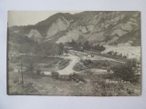 Rara! Breaza-Gara,carte postala foto circulata 1937 cu timbru fiscal taxă plată, Fotografie