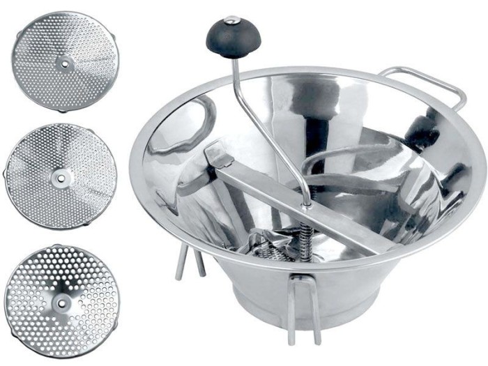 Masina de macinat rosii 3 site 33cm Handy KitchenServ Masina de macinat rosii 3 site 33cm Handy KitchenServ