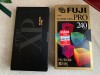 Lot 2 Casete Video FUJI S VHS Pro 240 min / TDK S VHS 180 min - &Icirc;nregistrate o Singură Dată, fujifilm
