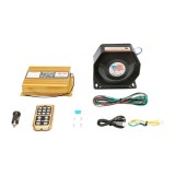 Sirena wireless cu difuzor si microfon, 12 V 200 W, Breckner Germany, dimensiune sirena 145 x 140 x 55.5 mm, dimensiune statie 155 x 118 x 40 mm