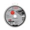 Disc debitare inox, Bosch Standard for Inox, 125 x 22.23 x 1.6 mm, set 10 bucati