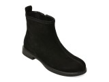Ghete FLAVIA PASSINI negre, ATC475, din piele intoarsa