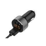 Incarcator auto cu 2XUSB 3.6A cu afisaj tensiune / putere led
