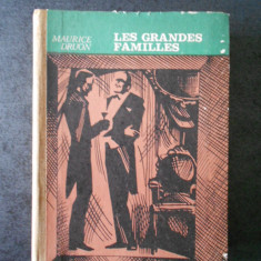 MAURICE DRUON - LES GRANDES FAMILLES (ed. cartonata, limba franceza)