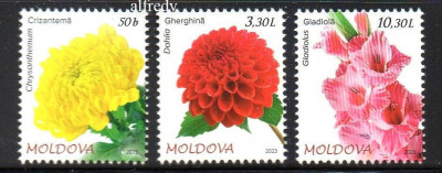 MOLDOVA 2023, Flora, serie neuzata, MNH foto