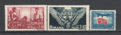 Romania.1947 Congresul CGM YR.129 foto