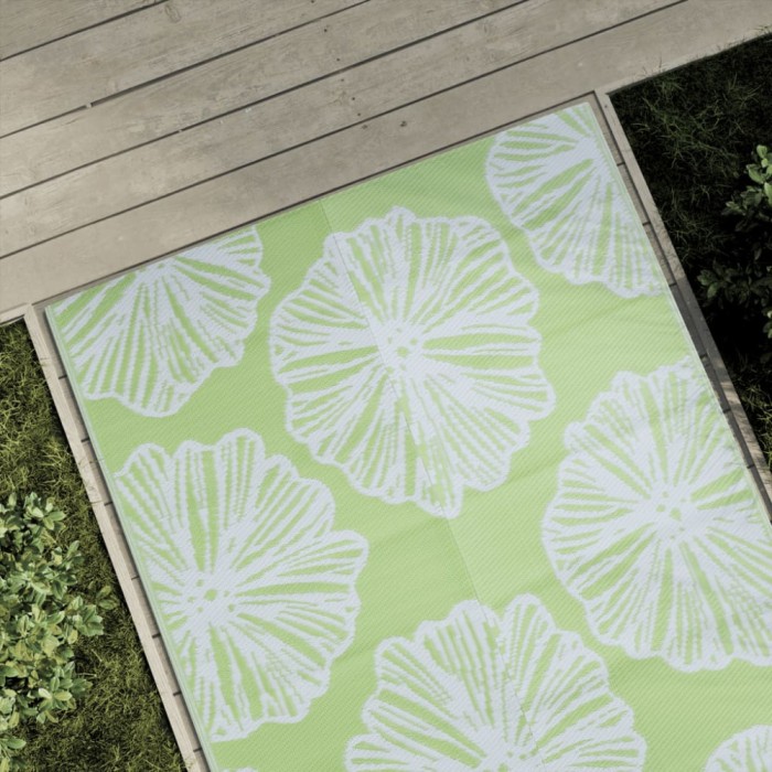 vidaXL Covor de exterior, ARAKIL Verde, 120x180 cm, PP