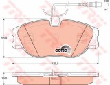 Set placute frana,frana disc PEUGEOT 806 (221) (1994 - 2002) TRW GDB1148