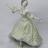 Bibelou portelan vintage - Balerina - varianta mare