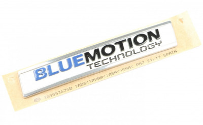 Emblema Portbagaj Spate Blue Motion Technology Oe Volkswagen Passat B8 2014&amp;rarr; 3G9853675BCWB foto
