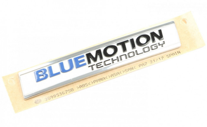 Emblema Portbagaj Spate Blue Motion Technology Oe Volkswagen Passat B8 2014&rarr; 3G9853675BCWB