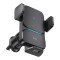 Incarcator Auto Wireless Baseus Wisdom Vent, 15W, 1.67A, Negru CGZX000001