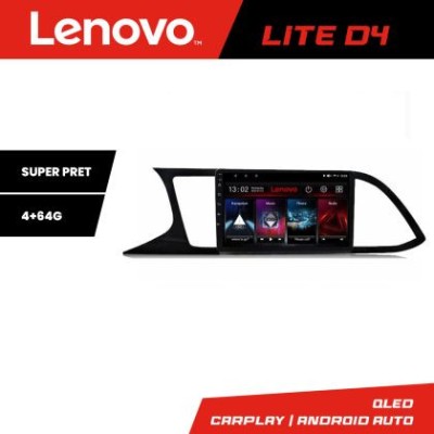 Navigatie Seat Leon MIB Quad Core Lenovo Kit-306 4+64 GB Android Waze USB Navigatie Internet Youtube Radio CarStore Technology foto